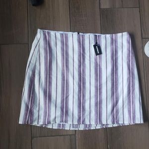 express striped mini skirt 14